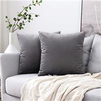 MIULEE Velvet Cushion Covers Soft Decorative Square Throw Pillow Case Pillowcases for Livingroom Sofa Bedroom with Invisible Zipper