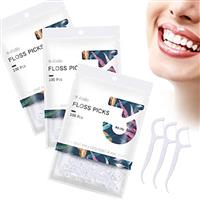 Y-Kelin Dental Floss-100 Pcs Dental Floss Toothpick,Teeth Stick,Tooth Picks,Floss Picks,Teeth Cleaning (Mint, 100 pcs)