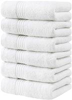 Utopia Towels - Premium Hand Towels - 100% Combed Ring Spun Cotton, Ultra Soft and Highly Absorbent, Exrta Large Thick Hand towels 41 x 71 cm, Hotel & Spa Quality Hand Towels (6-Pack)