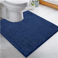 LuxUrux Toilet Lid Cover, Extra-Soft Plush Seat Cloud Washable Shaggy Microfiber Standard Toilet Lid Covers for Bathroom Machine Wash & Dry