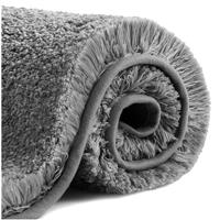 VANZAVANZU Non Slip Bath Mat Thickened Bath Rug for Bathroom Absorbent Ultra Soft Bathroom Mat Rug Fluffy Microfiber Bedside Rug Carpet Floor Mat, Quick-drying, Machine Washable