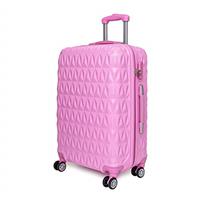 Hard Shell Cabin Carry On Suitcase 55 cm 2.5 kg 35 litres 4 Wheels with Built in 3 Digit Combination Lock, Approved for Ryanair, easyJet, British Airways & More