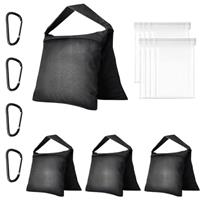 EMART Heavy Duty Sandbag,Weight Bags Photo Studio Saddlebag Design for Photography Stand Light Stand Tripod, Outdoor Patio, Sports, Photo Sets, Film Sets, Live Productions