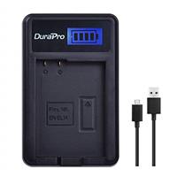 DuraPro Rapid EN-EL14 LCD USB Charger for Nikon EN-EL14, EN-EL14a and Nikon P7000, P7100, P7700, P78