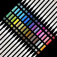 YITHINC Metallic Marker Pens, Arts and Crafts for Kids Adults, 30 Metallic Pens for Black Paper, Scrapbooking, Wood, Scrapbook Accessories, Art Card Making, DIY Photo Album, Glass, stone