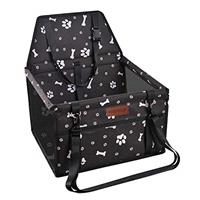 SWIHELP Dog Car Seat With PVC Support Pipe Foldable For Smal