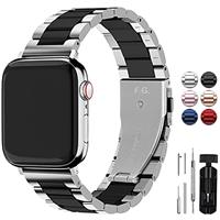 Fullmosa Metal Apple Watch Strap Compatible with Apple Watch Stainless Steel Replacement Band Compatible with iWatch Series 9 8 7 6 SE 5 4 3 2 1