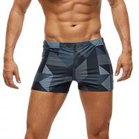 Arcweg Men's Swimming Trunks Shorts with Removable Pad Sport Boxer Swimwear Boxers Underwear Drawstring Summer Beach Board Shorts Elastic Swimsuit Bottom
