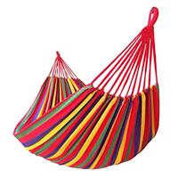 GOCAN Brazilian Double Hammock 2 0r 1 Person Extra Large Canvas Cotton Hammock for Patio Porch Garden Backyard Outdoor and Indoor