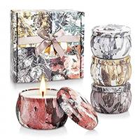 Yinuo Mirror Gifts for Women, 12 x 70 g Scented Candles Gift Set for Women, Soy Wax Aromatherapy Candles for Mother's Day, Christmas, Birthday, Valentine's Day, Bathroom, Yoga