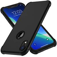 ORETECH for iPhone 12 Case, iPhone 12 Pro Case, with [2 x Tempered Glass Screen Protector] Heavy Duty Protection Silm Hard PC Silicone Rubber Bumper Cover
