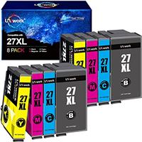 Save on Uniwork 27XL Multipack Printer Cartridges Compatible for Epson 27 XL Workforce WF-3620 WF-36