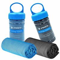 YQXCC Cooling Towel (120x30 cm) Ice Towel for Neck, Soft Breathable Chilly Towel, Microfibre Cool Towel for Yoga, Golf, Gym, Camping, Running, Workout & More Activities