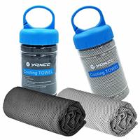 YQXCC Cooling Towel (120x30 cm) Ice Towel for Neck, Soft Breathable Chilly Towel, Microfibre Cool Towel for Yoga, Golf, Gym, Camping, Running, Workout & More Activities