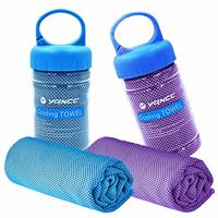 YQXCC Cooling Towel (120x30 cm) Ice Towel for Neck, Soft Breathable Chilly Towel, Microfibre Cool Towel for Yoga, Golf, Gym, Camping, Running, Workout & More Activities