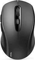 TECKNET Bluetooth Mouse, 4000DPI Wireless Mouse Computer Mice Bluetooth 5.0/3.0 and 2.4GHz Connectivity Mouse with 6 Adjustable DPI,18 Months Long Battery Life Cordless USB Mouse for Laptop PC