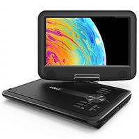 ieGeek 11.5 Portable DVD Player for Kids and Car, 9.5 Eye-Protective Screen with 5 Hours Rechargeable Battery, Support Sync TV/USB/SD Card and Multiple Disc Formats, Regions Free (Black)