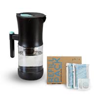 Phox V2 Water Filter | 2.2L Glass Water Filter Jug and Refillable Cartridge Cartridge