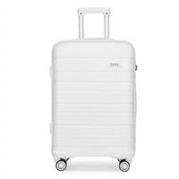Kono Lightweight Suitcase Hand Luggage Polypropylene Hard Shell Travel Trolley