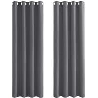 PONY DANCE Blackout Thermal Curtains with Eyelets Window Curtains for Bedroom/Living Room/Nersery, 2 Panels