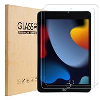 TOPESCT IPad 10.2 inch Screen Protector[2 Pack], Tempered Glass Film for Apple iPad 2021 2020 2019 9th / 8th / 7th Generation,9H Hardness, Ultra Clear, Anti-Scratch,for iPad 7 / iPad 8 / iPad 9