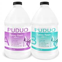 Puduo Epoxy Resin Crystal Clear Kit for Art, Jewelry, Crafts, Coating