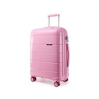 Kono 4 Wheeled Spinner Suitcase, Polypropylene, TSA Combination Lock, Scratch Resistant, Lightweight, 53 cm x 31 cm x 74 cm, 5 Year Warranty