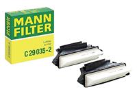 Mann-Hummel: a selection of car filters