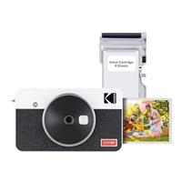 Kodak C210R Mini Shot 2 Bundle, Instant Digital Camera, Wireless Printer and 68 Shots Included, Full Color Prints 53x86mm, with Selfie Option, Easy Connectivity with Apple and Android devices, White