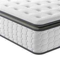 Vesgantti European Small Single Mattress 80x200 cm - 10.6 Inch Pocket Sprung Mattress with Breathable Foam and Individually Pocket Spring - Medium, Upgraded Pillow Top