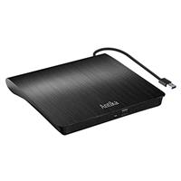 Antika External CD DVD Drive TypeC USB 3.0 Extended Cable Power Line Portable DVD Player CD/DVD +/-RW Burner Reader for Laptop Desktop PC Apple Mac Macbook Pro Windows 11/10/8/7