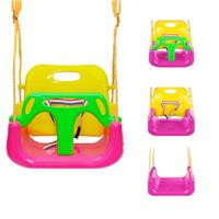 IFOYO Kids Swing Seat, 3 In 1 Toddler Swing Chair Secure Swing Seat Detachable Swing Seat High Back Swing Set for Playground Indoor Outdoor