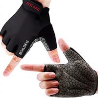 BOILDEG Cycling Gloves Bike Gloves Mountain Road Bike Gloves Anti-slip Shock-absorbing Pad Breathable Half Finger Bicycle Biking Gloves for Men & Women