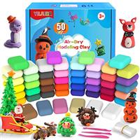 YILAIDA Air Dry Clay, Magic Modelling Clay, Safe and Non-Toxic, Ultra Light Clay with Sculpting Tools, Children Educational Toys & DIY Gifts