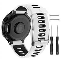ISABAKE Watch Strap for Forerunner 735XT 235 235Lite 230 220 620 630, Soft Silicone Replacement Band for Approach S20 S5 S6/Venu Sq GPS Smartwatch Accessory