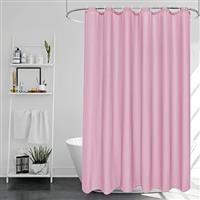 EurCross White Polyester Shower Curtain Mould proof, Water repellant