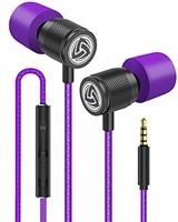 Ludos ULTRA Wired Earbuds in-Ear Headphones, 5 Year Warranty, Earphones with Microphone and Volume Control, Memory Foam, Reinforced Cable, Noise Isolating, Bass Compatible with iPhone, iPad, Samsung