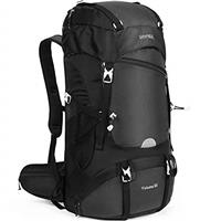 HOMIEE 50L Waterproof Hiking Backpack for Men Women, Lightweight Trekking Backpack with Rain Cover, Large Camping Rucksack for Outdoor Sports Travel Hiking Cycling Climbing Mountaineering