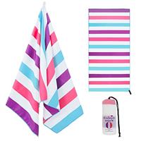 Exclusivo Mezcla Microfiber Quick Dry Beach Towel, Oversized Sand Free Beach Towel for Travel/Camping/Sports 76cm x 152cm - Super Absorbent, Compact and Lightweight