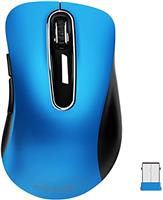 memzuoix 2.4G Wireless Mouse, 1200 DPI Mobile Optical Cordless with USB Receiver, Portable Computer Mice Wireless for Laptop, PC, Desktop, MacBook, 5 Buttons