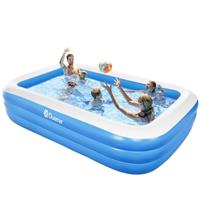 Duerer Inflatable Swimming Pools, Inflatable Pools, Family Pool for Backyard, Summer Water Party, Outdoor, Garden, Adults, Easy Set
