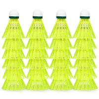 HIRALIY Badminton Birdies, Nylon Badminton Shuttlecocks with Stability Durability for Baseball Batting Practice Training, High Speed Birdie Balls for Backyards Indoor Outdoor Sports Activities