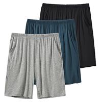MoFiz Men's Pyjama Shorts Bottoms Ultra Soft Modal Lounge Wear Shorts with Pockets
