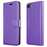 iCatchy For iPhone SE 2022/2020 Case, Leather Wallet Book Flip Folio Stand View Case