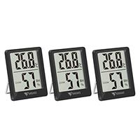 DOQAUS Digital Room Thermometer, 3 Pack Accurate Indoor Thermometer Hygrometer, Mini Humidity Meter, Room Thermometer Temperature Monitor with comfort icon for Nursery Greenhouse Office Baby Room
