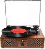 Vinyl Record Player USB Belt-Driven Vintage JINYI FU01