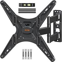 ELIVED TV Wall Bracket for Most 26-60 inch TVs, Tilt and Swivel Wall Mount for Flat or Curved TVs with VESA 100x100-400x400mm up to 35KG, Full Motion Corner TV Bracket with Articulating Arm