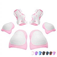 RUNDONG Kids/Youth Knee Pads Elbow Pads Wrist Guards 3 in 1 Protective Gear Set for Child Roller Skates, Cycling, Inline Skating, Scooter Skateboard, BMX Bike, Riding, and Multiple Outdoor Sports