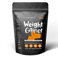 Buddy & Lola Dog Weight Gainer Supplement - Protein For Dogs, Helps Build Muscle, Aids Recovery, Great for Fussy Eaters, A Must Have For Rescue Dogs Who Need to Gain Weight and Build Muscle