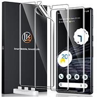 LK 3 Pack Screen Protector Compatible for Samsung Galaxy S21 Ultra, In-Display Fingerprint Support, HD Clear Flexible TPU Film with Positioning Tool, Case Friendly, Bubble Free